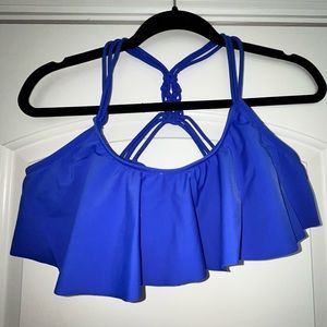 Xhilaration Bikini Top Extra Large/ XL Blue